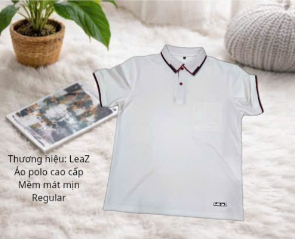 Ảnh của Áo thun polo Leaz cá sấu cotton dáng Regular LEZPO_CSR8