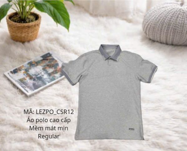 Ảnh của Áo thun polo Leaz cá sấu cotton dáng Regular LEZPO_CSR12